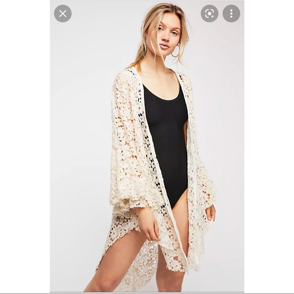 Free People Lace cover up